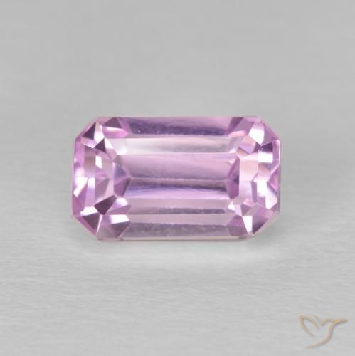 2.81ct Natürlicher Pink Lila Kunzit, Smaragdschliff, VVS