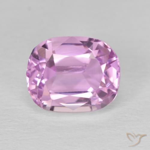 3.74ct Natürlicher Rosaviolettes Lila Kunzit, Kissen, VVS