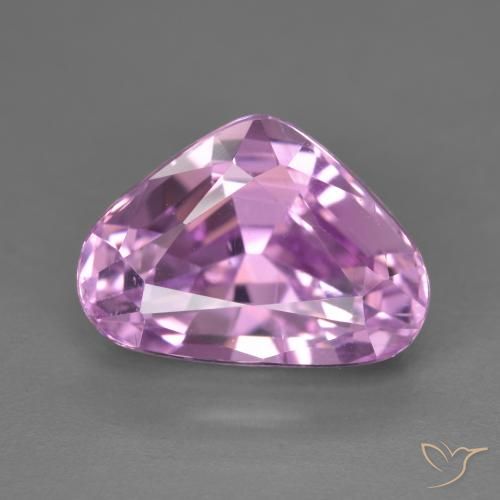 9.68ct Natürlicher Mittelviolett Kunzit, Birnenform, VVS-VS