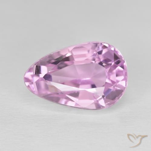 10.13ct Natürlicher Mittelviolett Kunzit, Birnenform, VVS-VS