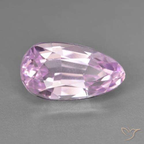 9,17 ctw natürlicher Hellviolettes Rosa Kunzit, Birnenform, VVS