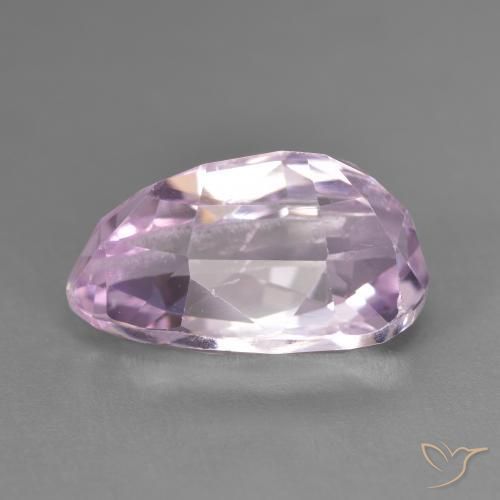 9,17 ctw natürlicher Hellviolettes Rosa Kunzit, Birnenform, VVS