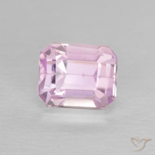 2.01ct Natürlicher Hellviolettes Rosa Kunzit, Smaragdschliff, VS