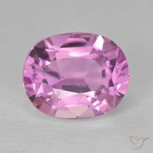 8.10ct Natürlicher Mittelviolett Kunzit, Oval, VVS-VS