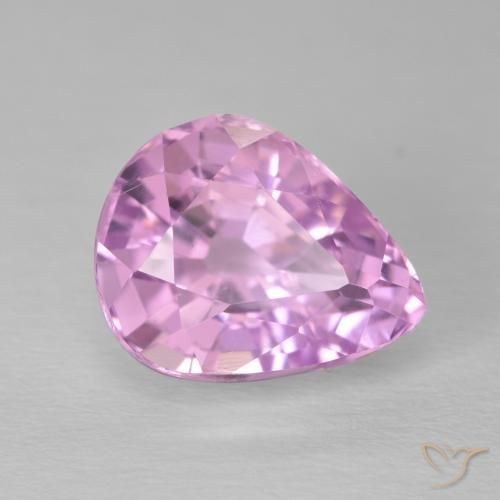 6.30ct Natürlicher Sehr helles Royal Purple Pink Kunzit, Birnenform, VS
