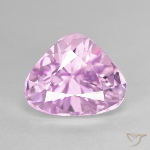 7.76ct Natürlicher Mittelviolett Kunzit, Birnenform, VVS
