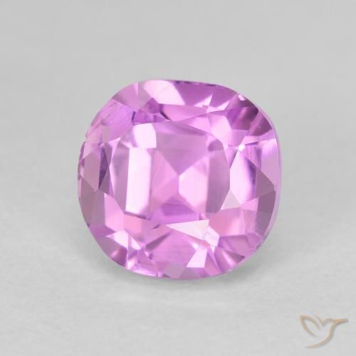 3.24ct Natürlicher Purpur Rosa Kunzit, Kissen, VS