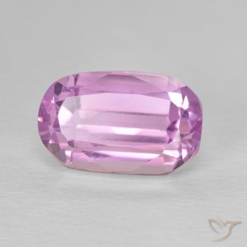 4.46ct Natürlicher hellrosa Kunzit, Kissen, VS