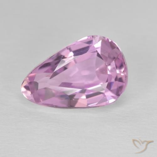 5.05ct Natürlicher Mittelrosa Kunzit, Birnenform, VS