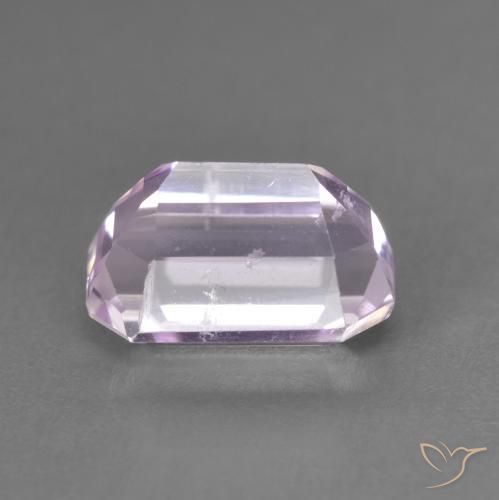 9,17 ctw natürlicher Helles Royal Lila Pink Kunzit, Oktagonschliff, VS