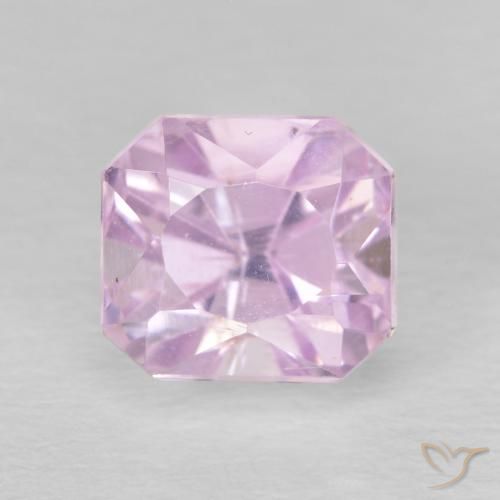 2.61ct Natürlicher hellrosa Kunzit, Smaragdschliff, VVS-VS