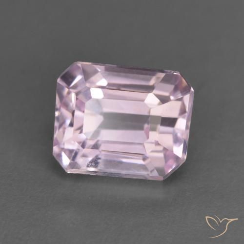 1.49ct Natürlicher Sehr helles Royal Purple Pink Kunzit, Smaragdschliff, VVS-VS