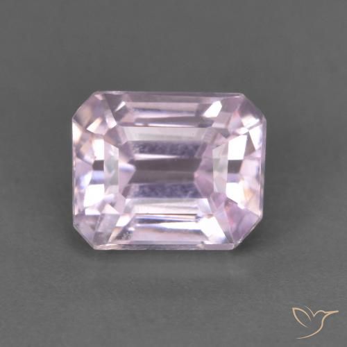 9,17 ctw natürlicher Sehr helles Royal Purple Pink Kunzit, Oktagonschliff, VVS-VS