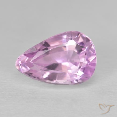 5.24ct Natürlicher Königslila Rosa Kunzit, Birnenform, VVS-VS