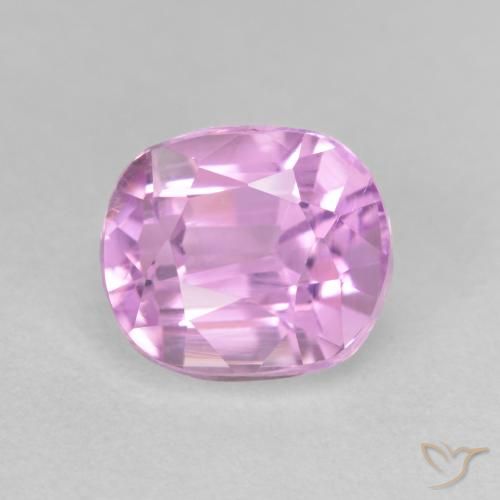 2.59ct Natürlicher Sehr helles Traubenlila Kunzit, Kissen, VVS-VS