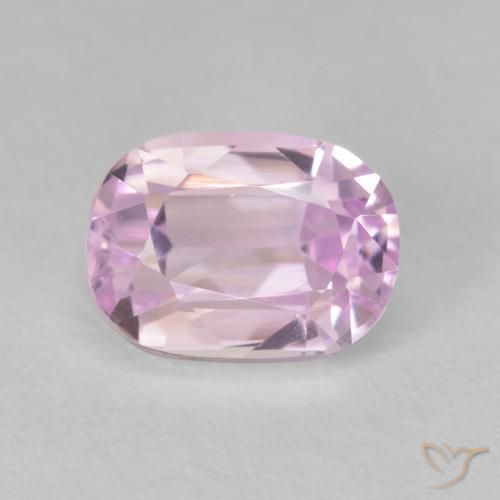 3.67ct Natürlicher Hellviolettes Rosa Kunzit, Kissen, VVS-VS