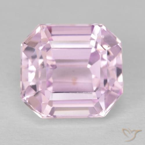 6.71ct Natürlicher hellrosa Kunzit, Smaragdschliff, VVS