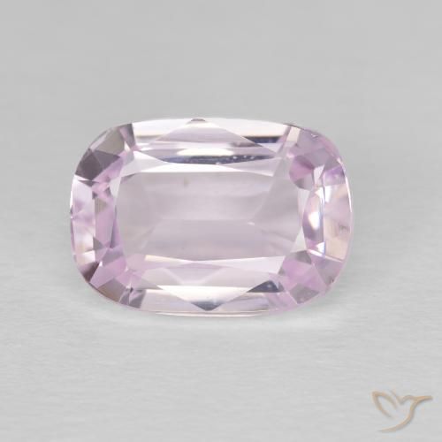 4.42ct Natürlicher Sehr heller Rosaton Kunzit, Kissen, VVS