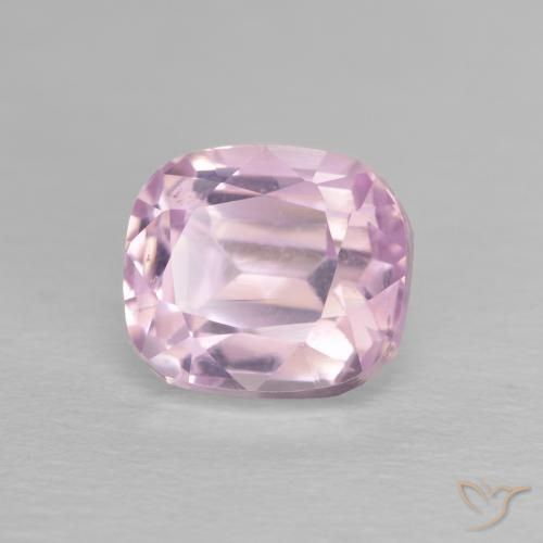 3.68ct Natürlicher Sehr helles Rosa Kunzit, Kissen, VVS-VS
