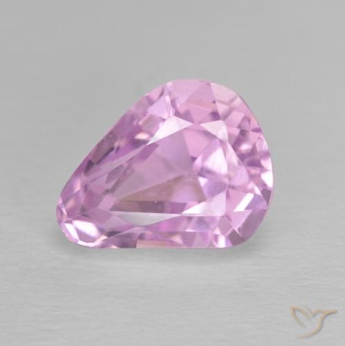 4.83ct Natürlicher Königslila Rosa Kunzit, Birnenform, VVS