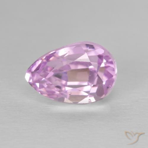 3.73ct Natürlicher Kirschrosa-Ton Kunzit, Birnenform, VS