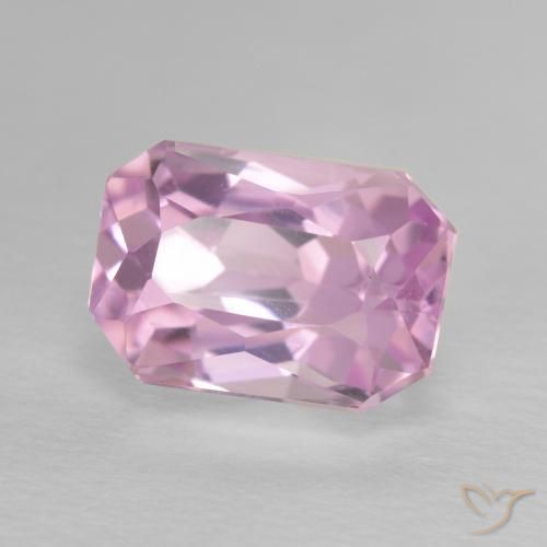 9,17 ctw natürlicher Sehr helles Royal Purple Pink Kunzit, Oktagonschliff, VVS-VS