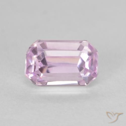 1.41ct Natürlicher Mittelrosa Kunzit, Smaragdschliff, VVS