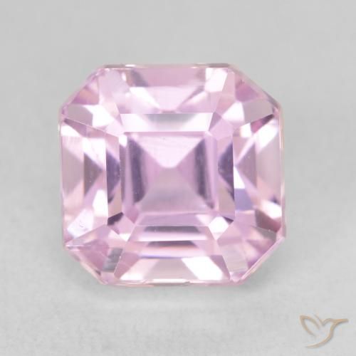 3.99ct Natürlicher helllila- Kunzit, Smaragdschliff, VVS-VS