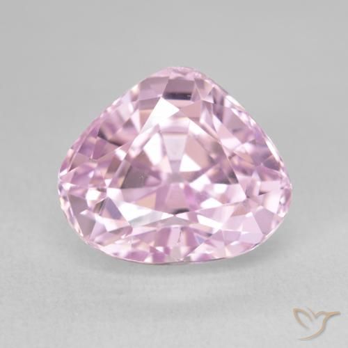 9.56ct Natürlicher Helllila-Rosa Kunzit, Birnenform, VVS-VS