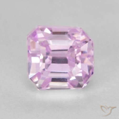 2.09ct Natürlicher Kirschrosa-Ton Kunzit, Smaragdschliff, VVS-VS
