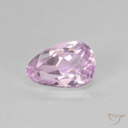2.13ct Natürlicher Kirschrosa-Ton Kunzit, Birnenform, VVS-VS