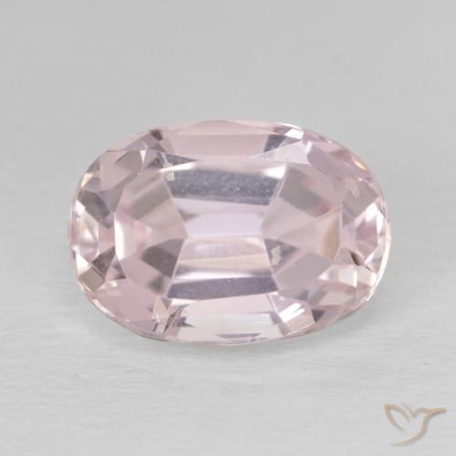 5.48ct Natürlicher Flamingorosa Kunzit, Oval, VS