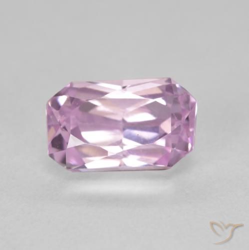 2.52ct Natürlicher Mittelrosa Kunzit, Smaragdschliff, VVS-VS