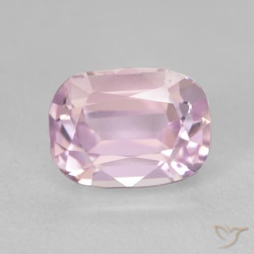 3.84ct Natürlicher hellrosa Kunzit, Kissen, VVS