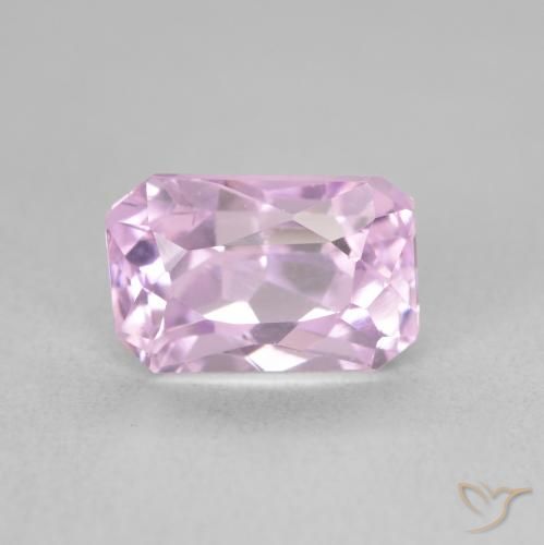 2.81ct Natürlicher Mittelviolett Kunzit, Smaragdschliff, VVS-VS