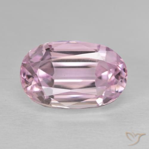 9.10ct Natürlicher Kaugummi Rosa Kunzit, Oval, VVS-VS, Photo A
