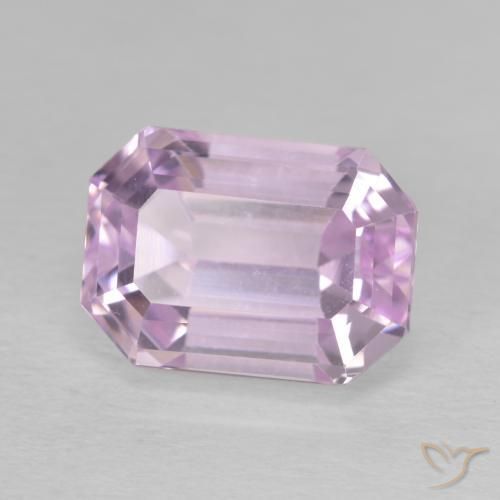 9,17 ctw natürlicher Helles Royal Lila Pink Kunzit, Oktagonschliff, VVS-VS