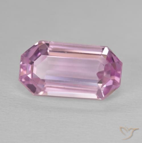 9,17 ctw natürlicher Sehr helles Royal Purple Pink Kunzit, Oktagonschliff, VVS-VS