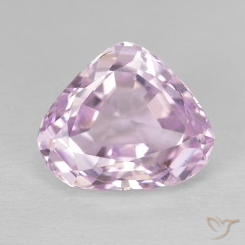 8.37ct Natürlicher Lila-rosa Kunzit, Birnenform, VVS-VS