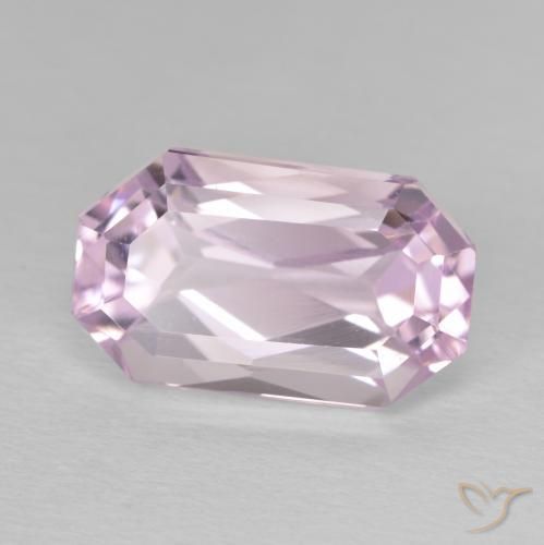 9,17 ctw natürlicher Medium Light-Pink Kunzit, Oktagonschliff, VVS-VS