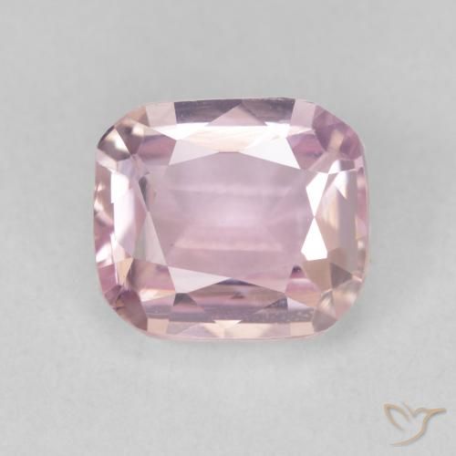 2.91ct Natürlicher hellrosa Kunzit, Kissen, VS