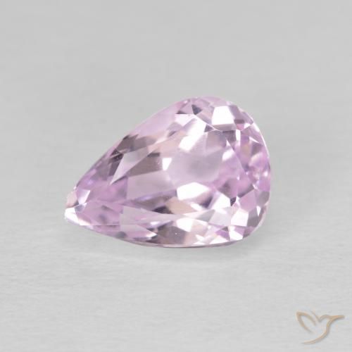 2.96ct Natürlicher Lila-rosa Kunzit, Birnenform, VS