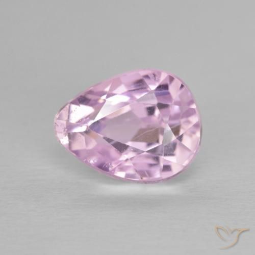 3.21ct Natürlicher Mittelrosa Kunzit, Birnenform, VS