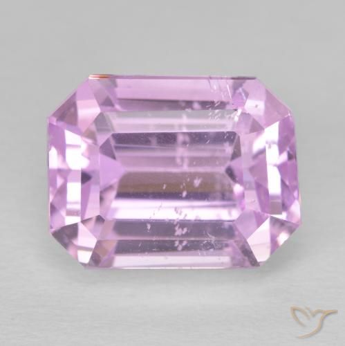 13.39ct Natürlicher Mittelrosa Kunzit, Smaragdschliff, VS