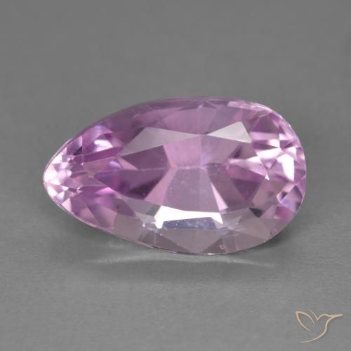 7.90ct Natürlicher Kirschrosa-Ton Kunzit, Birnenform, VVS-VS