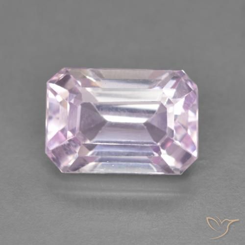 5.04ct Natürlicher Kirschrosa-Ton Kunzit, Smaragdschliff, VVS-VS