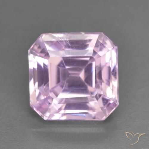 5.92ct Natürlicher Kirschrosa-Ton Kunzit, Smaragdschliff, VS