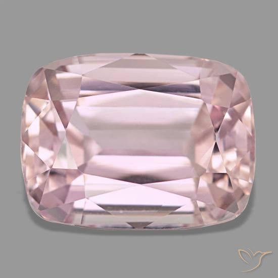 10.60ct Rosafarbener Kunzit, Kissen, VVS