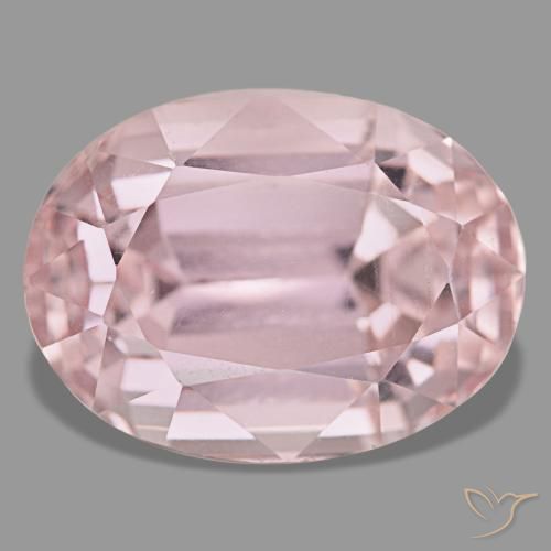35.28ct Rosafarbener Kunzit, Oval, VS