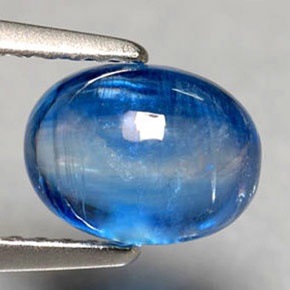 1,92 ctw natürlicher blauer Disthen, Transparent, Transparent / Lichtdurchlässig